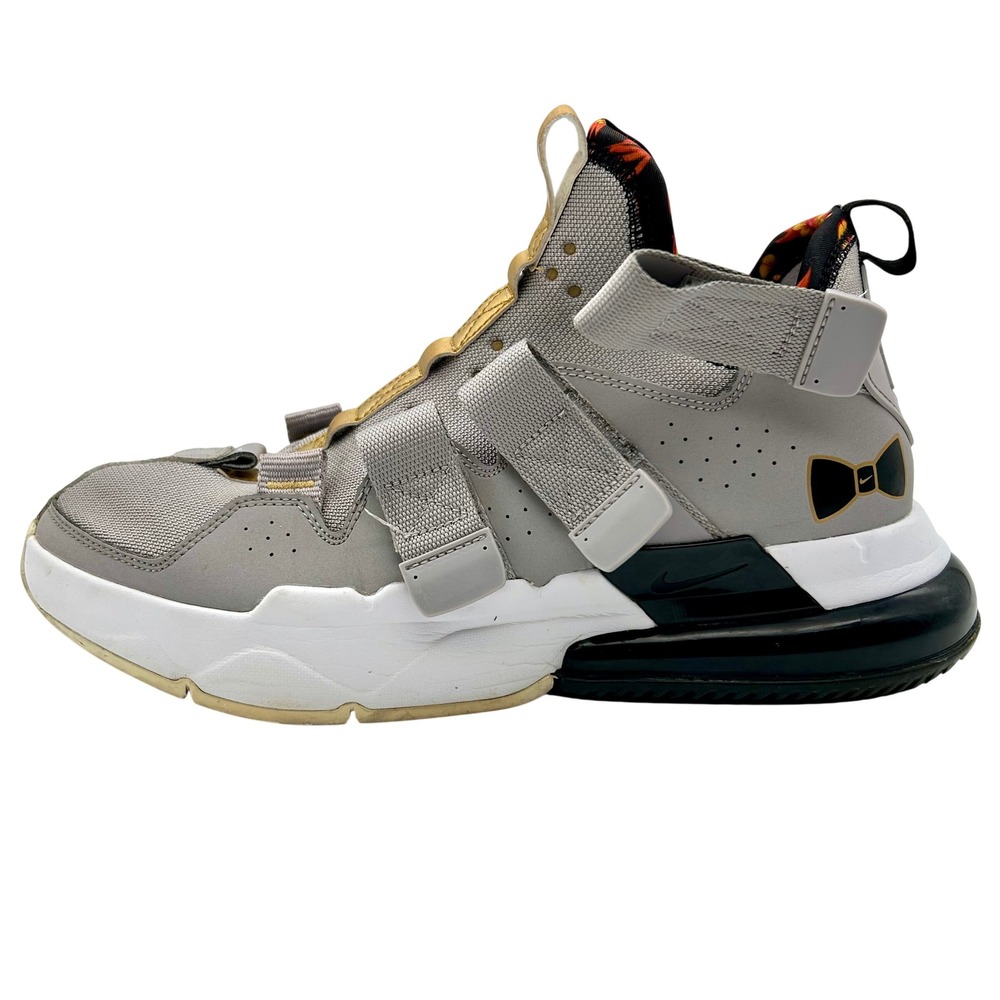 Nike Air Force Edge 270 Gel Shoes Men's 9.5 Grey Black Gold‎ Sneakers CJ9713-002